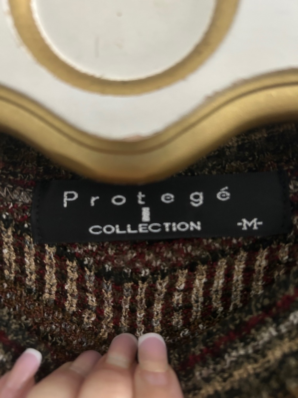 Vintage 80’s Geometric Weave Sweater by Prestige |Size Medium - Picture 12 of 14